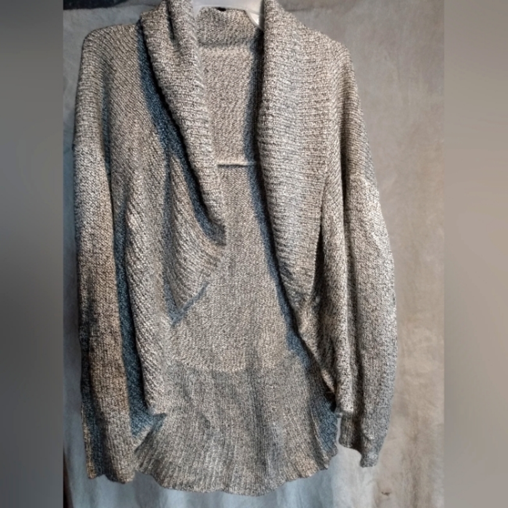 Grey Knit Cardigan